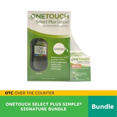 ONE TOUCH Select Plus Simple Bundle (Test Strips + Monitor)