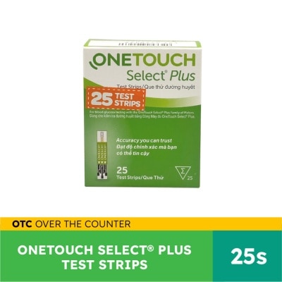 ONE TOUCH Select Plus Test Stips 25s