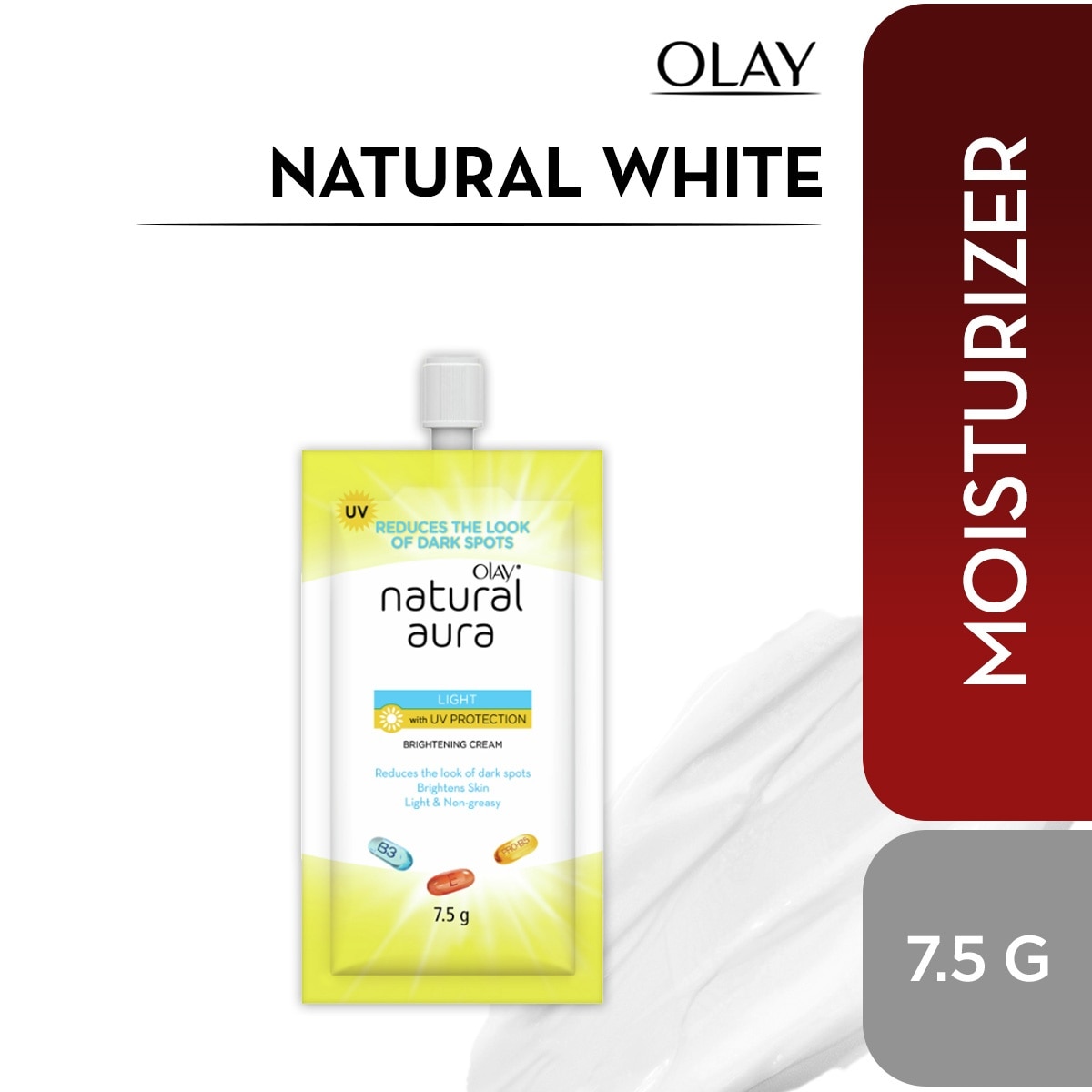 Skin Natural White Spot Reduction Resealable Sachet 7.5g