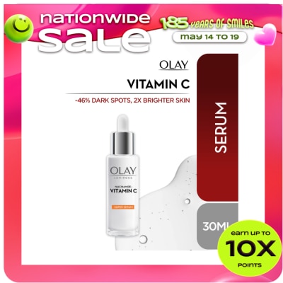 OLAY - OLAY White Radiance Niacinamide + Vitamin C Super Serum 30ml x 1