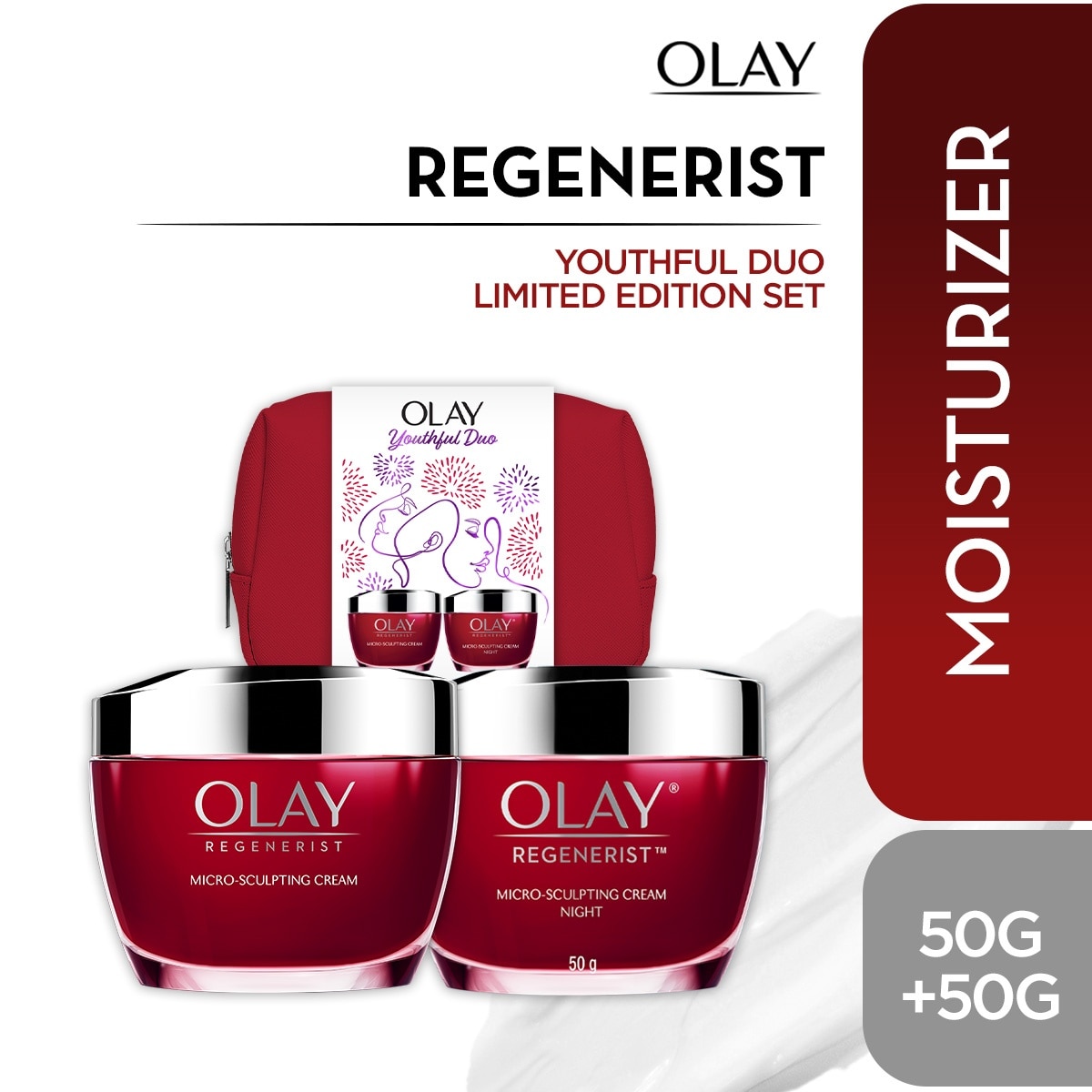 OLAY Youthful Duo Micro-Sculpting Day 50g + Cream Night 50g