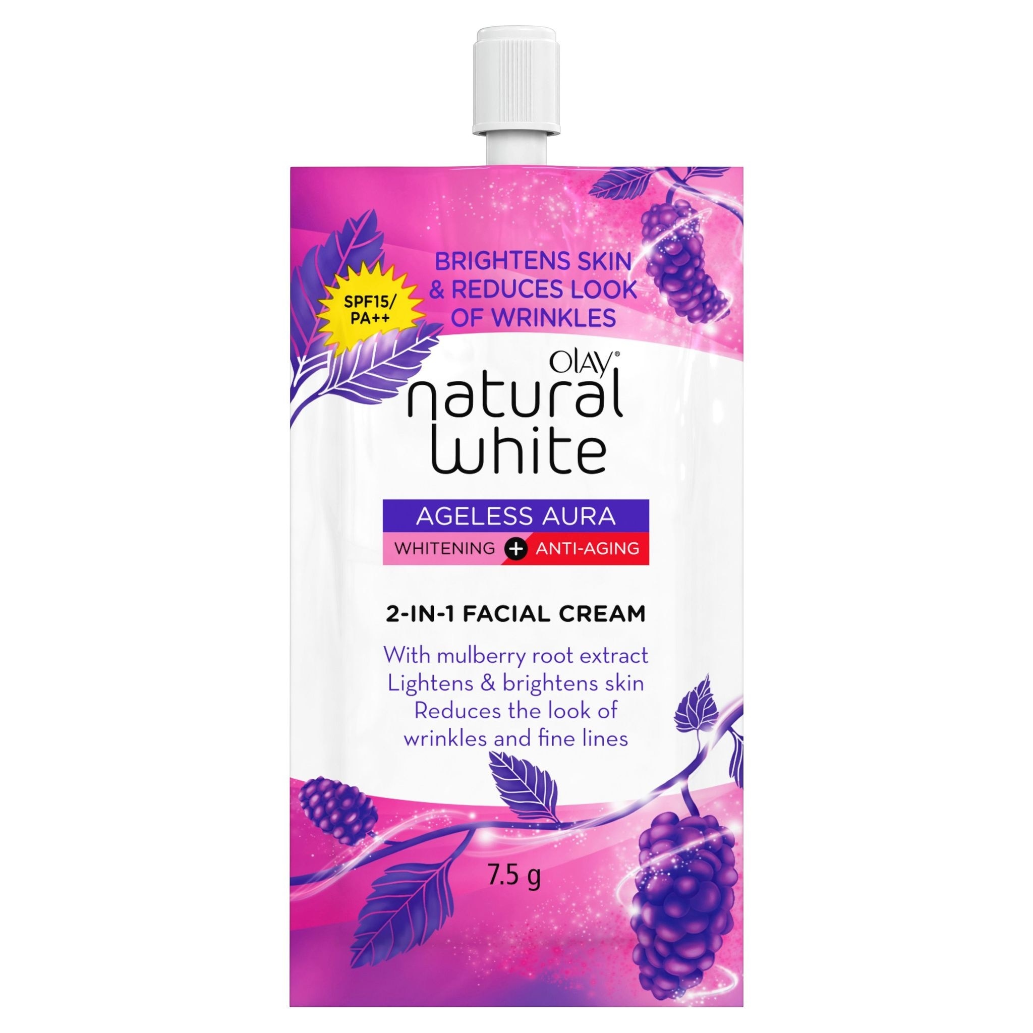 Skin Natural White Ageless Aura Resealable 7.5g