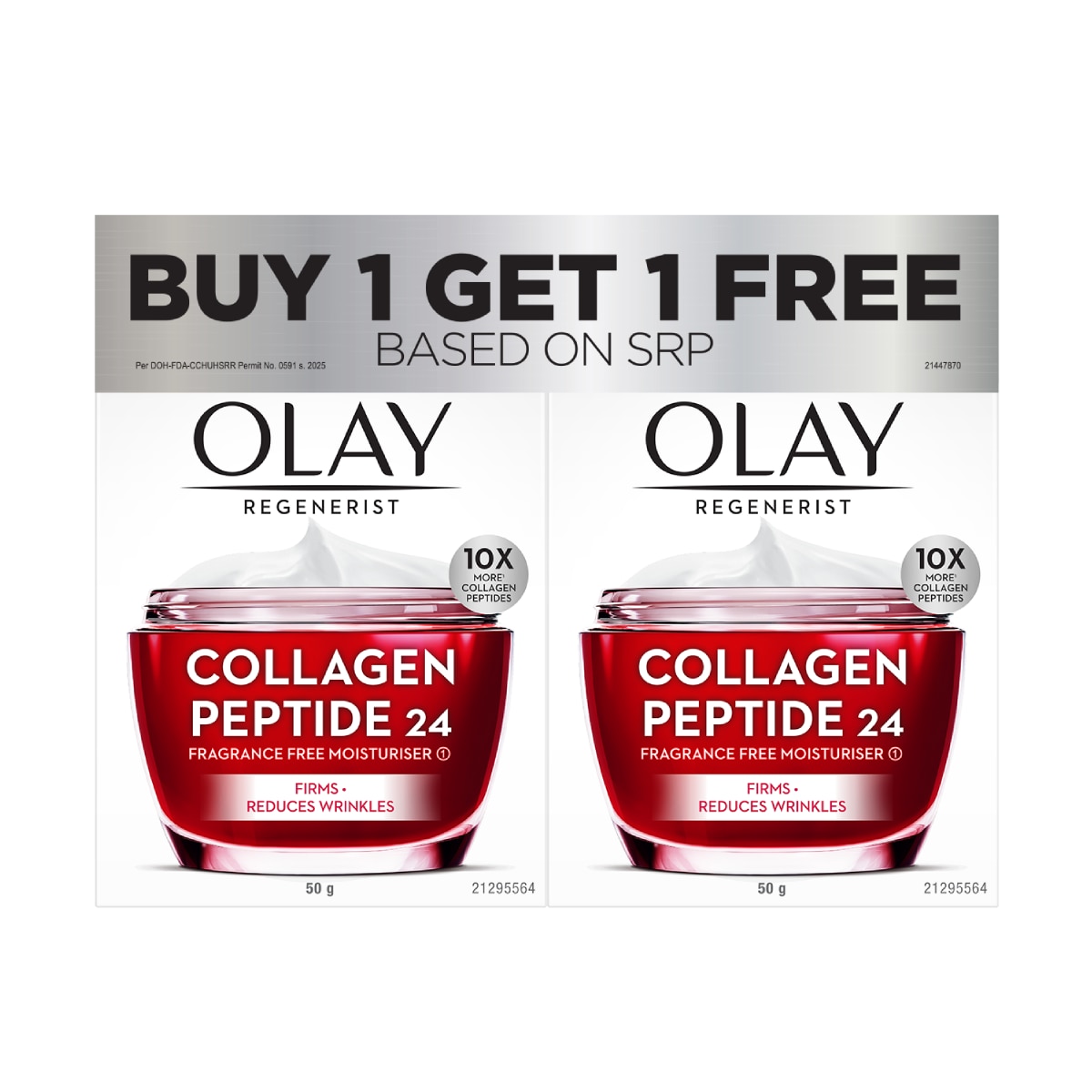 OLAY Regenerist Collagen Peptide24 50g Buy 1 Take 1