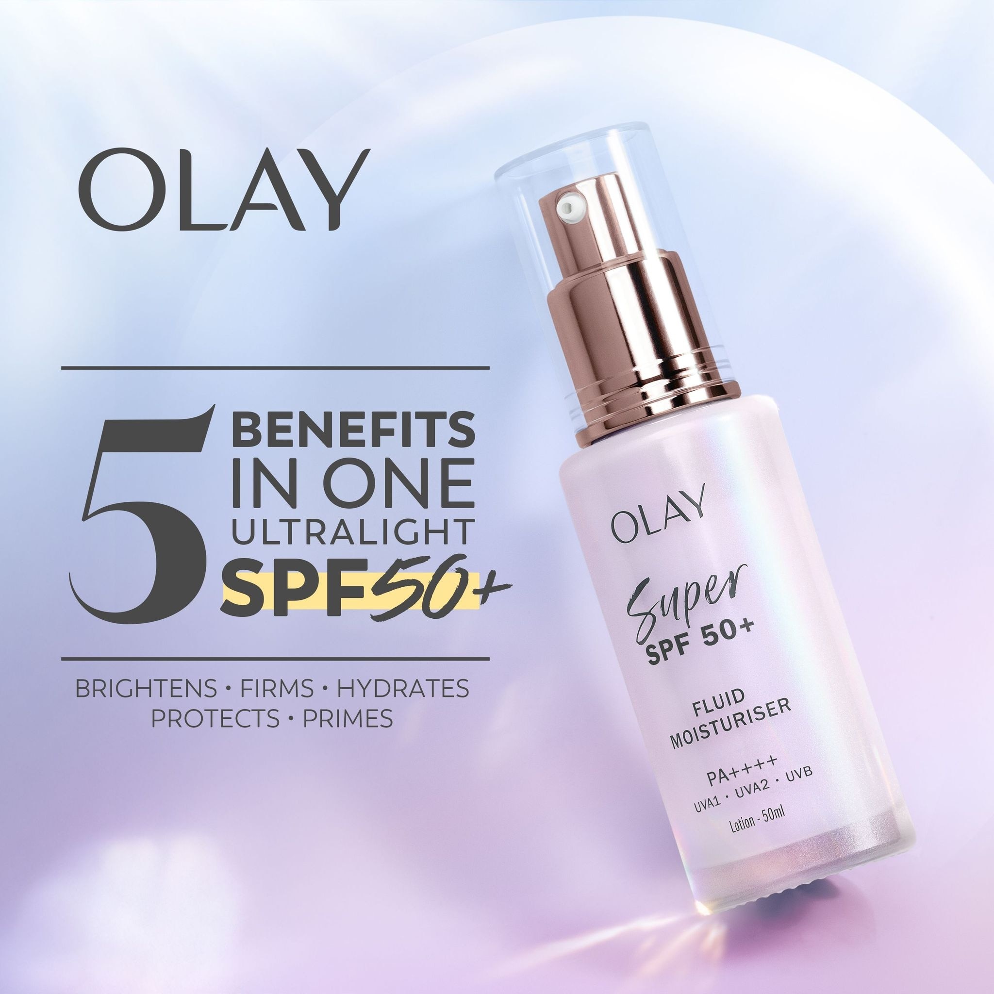 OLAY Super SPF50+ PA++++ Fluid Moisturiser 50ml