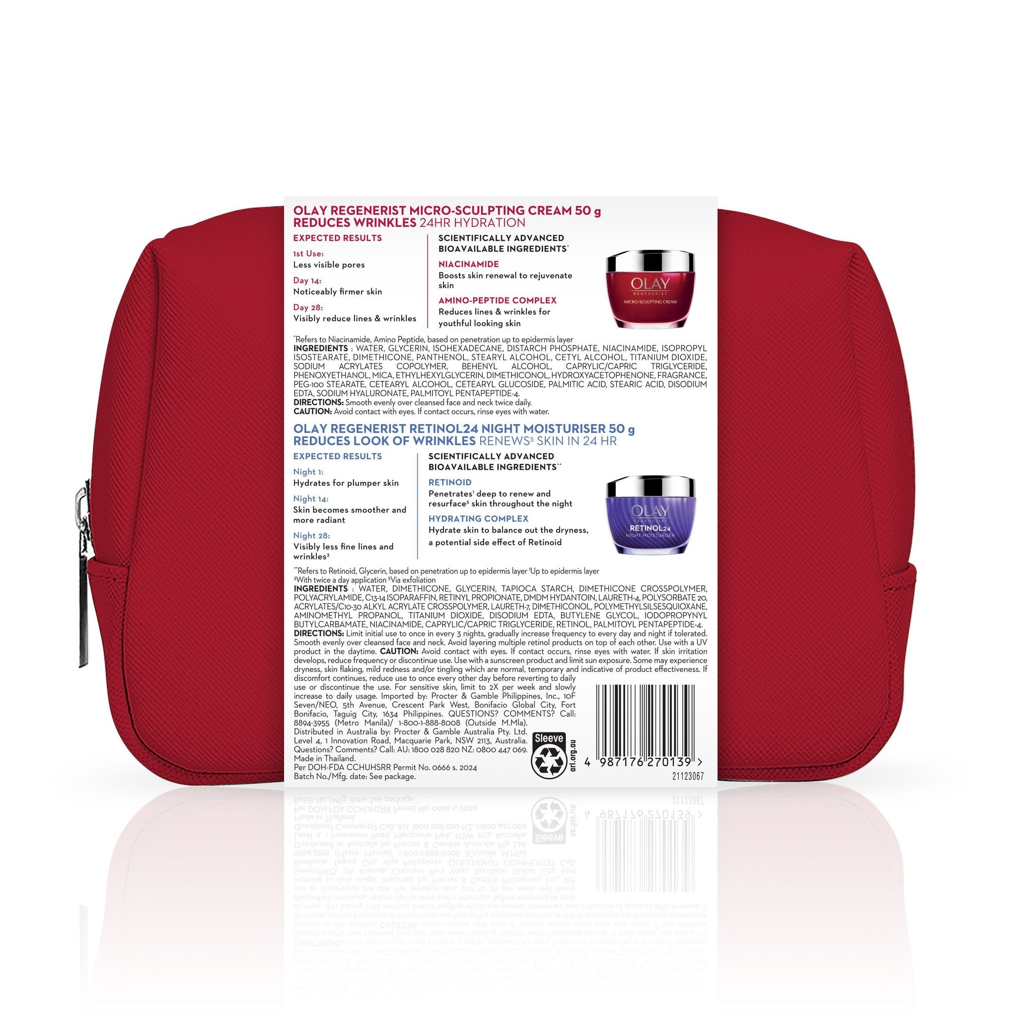 OLAY Too Good Together Bundle Micro-Sculpting Cream 50g + Retinol Cream 50g