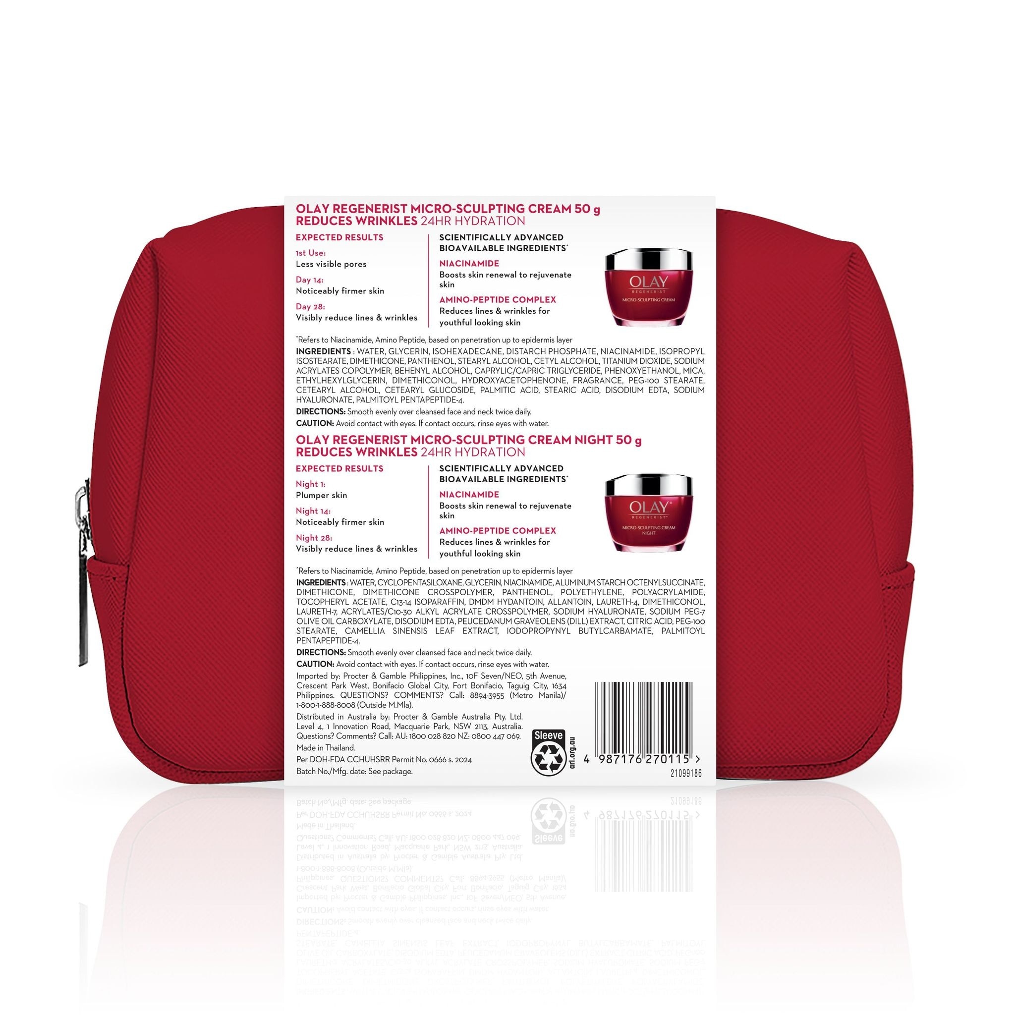 OLAY Youthful Duo Micro-Sculpting Day 50g + Cream Night 50g