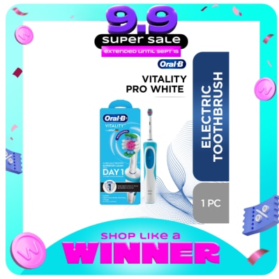ORAL B - ORAL B Power Electric Toothbrush 3D White Vitality x 1 image