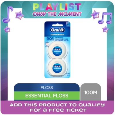 ORAL B - ORAL B Essentials Floss   Waxed 100m