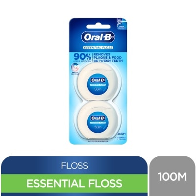 ORAL B Essentials Floss   Waxed 100m