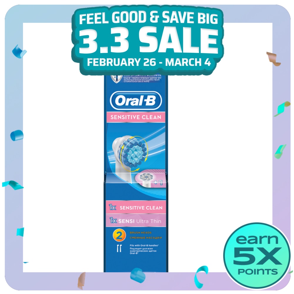 ORAL B Battery Tooth Brush Refill Sensitive