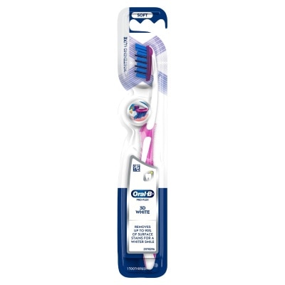 ORAL B 3D White Soft Manual Toothbrush 1 Count