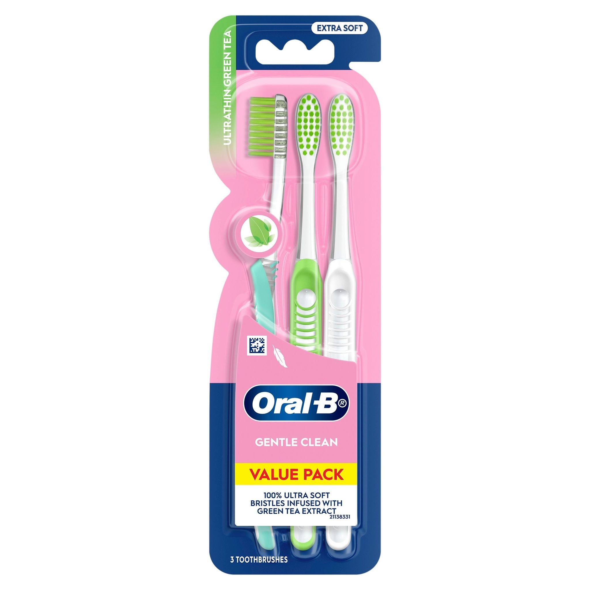 Ultra Thin Toothbrush GumCare Green tea 3s