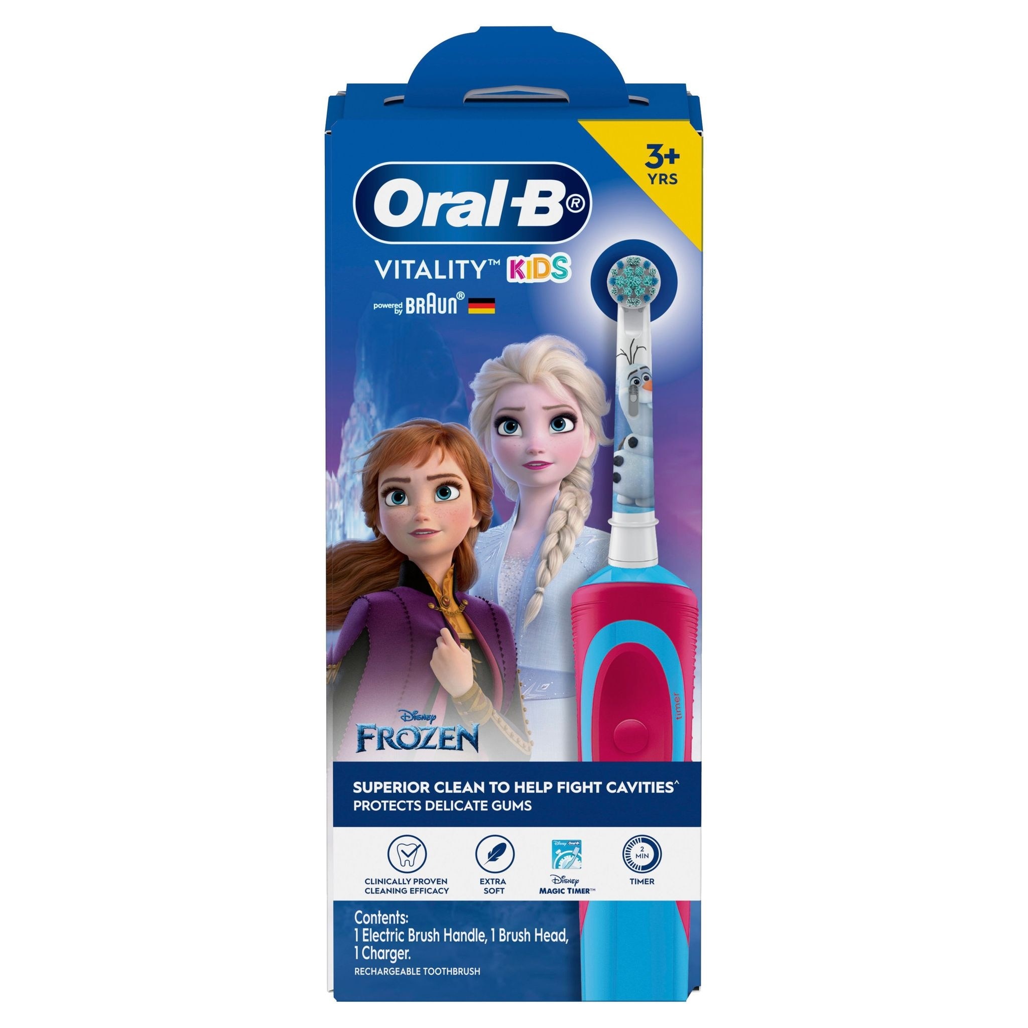 Frozen Kids Power Toothbrush Handle (Ages 3+)