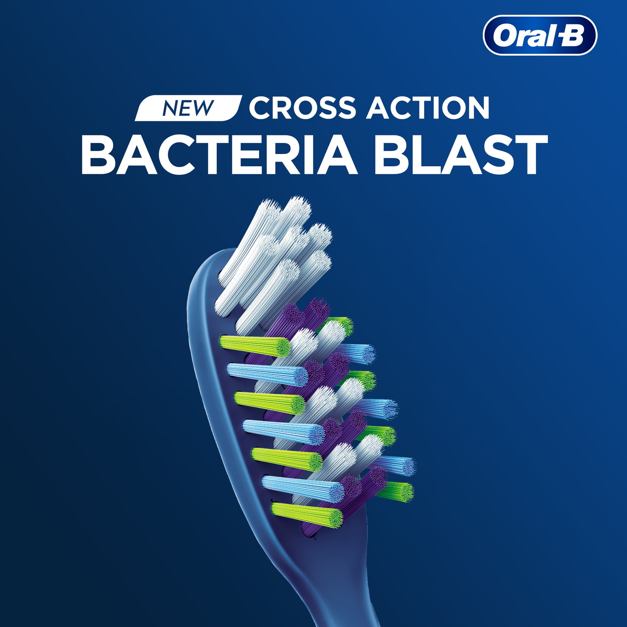Cross Action Bacteria Blast Toothbrush 3s