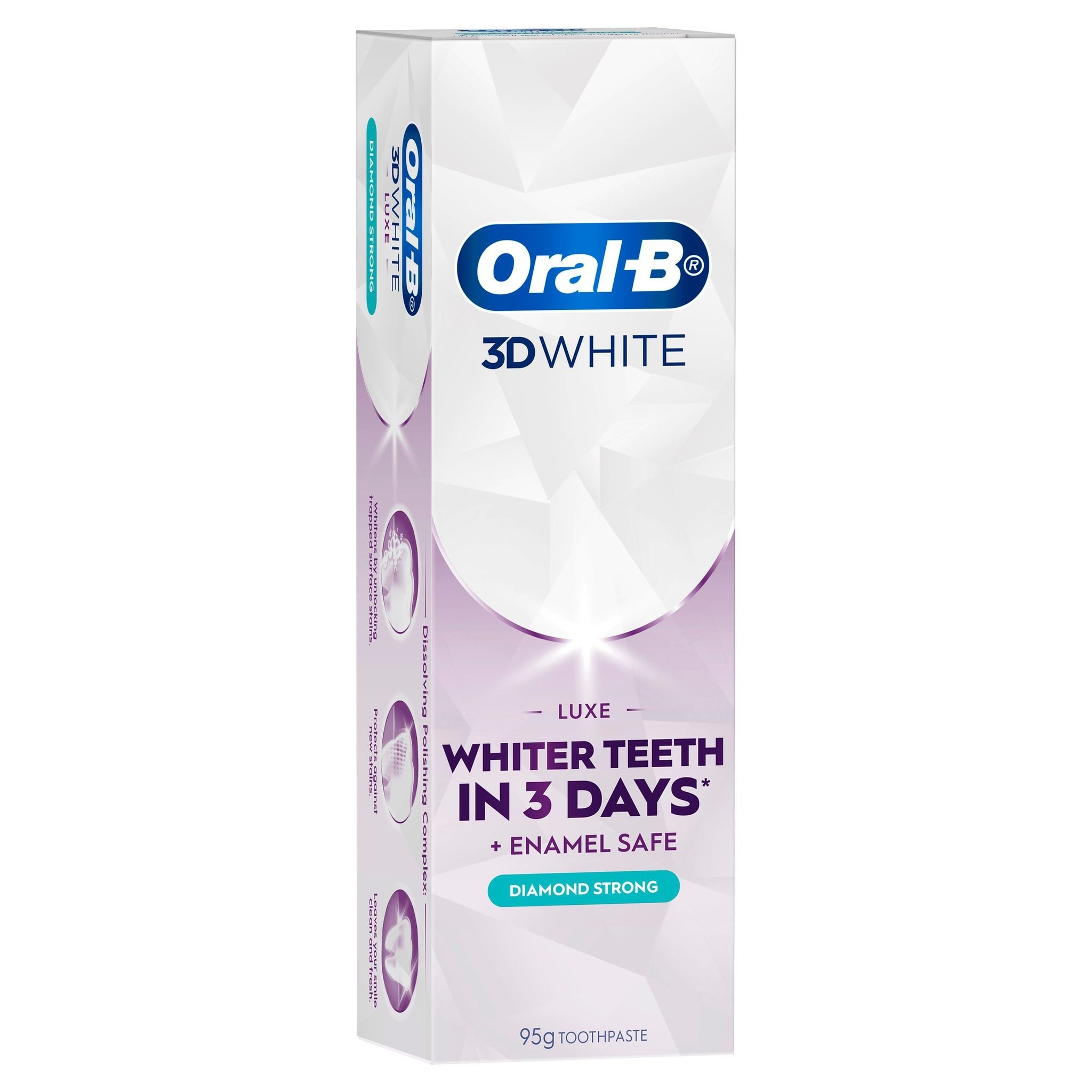 3D White Luxe Diamond Strong Toothpaste 95g