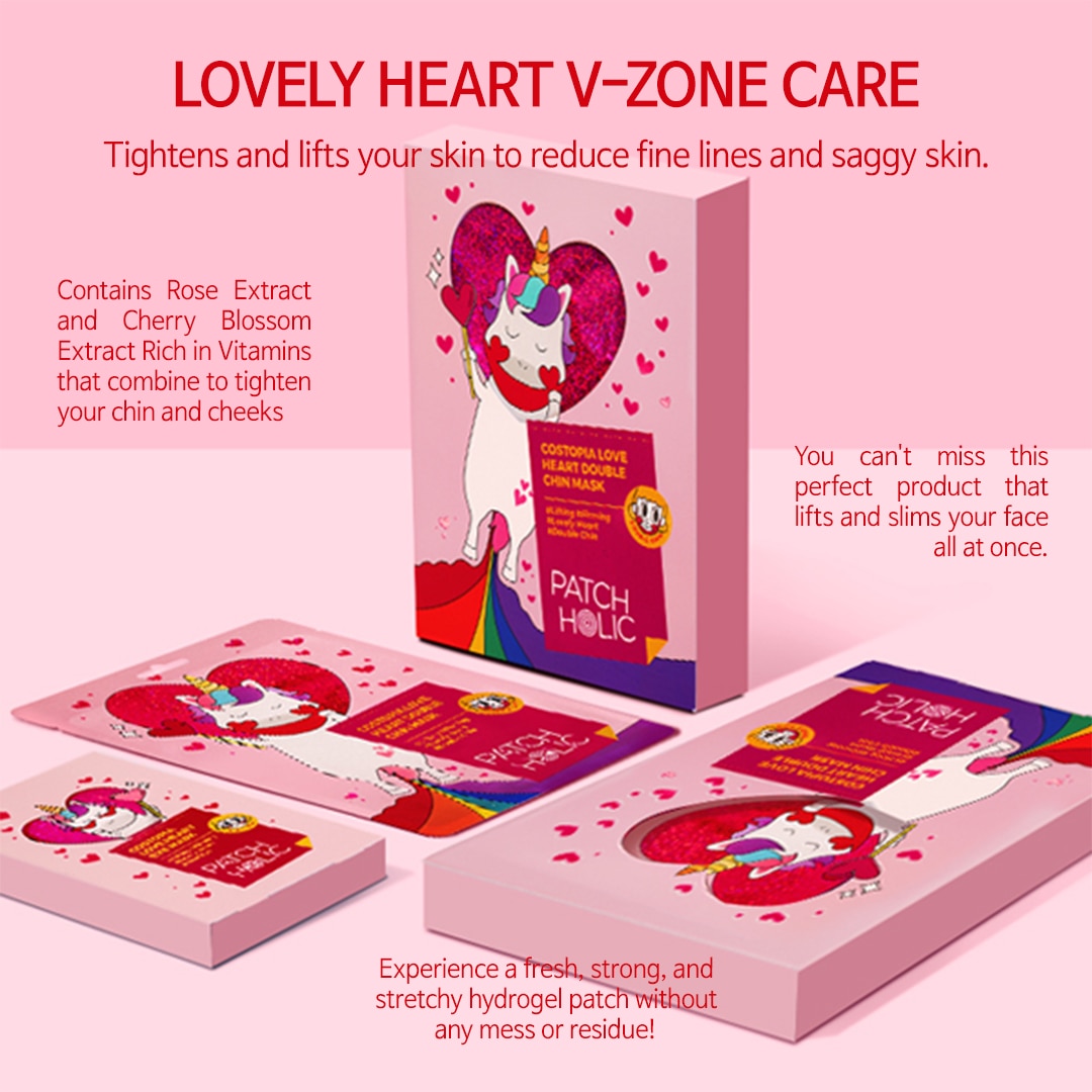 PATCH HOLIC Costopia Loveheart Dble Chin Mask 12g