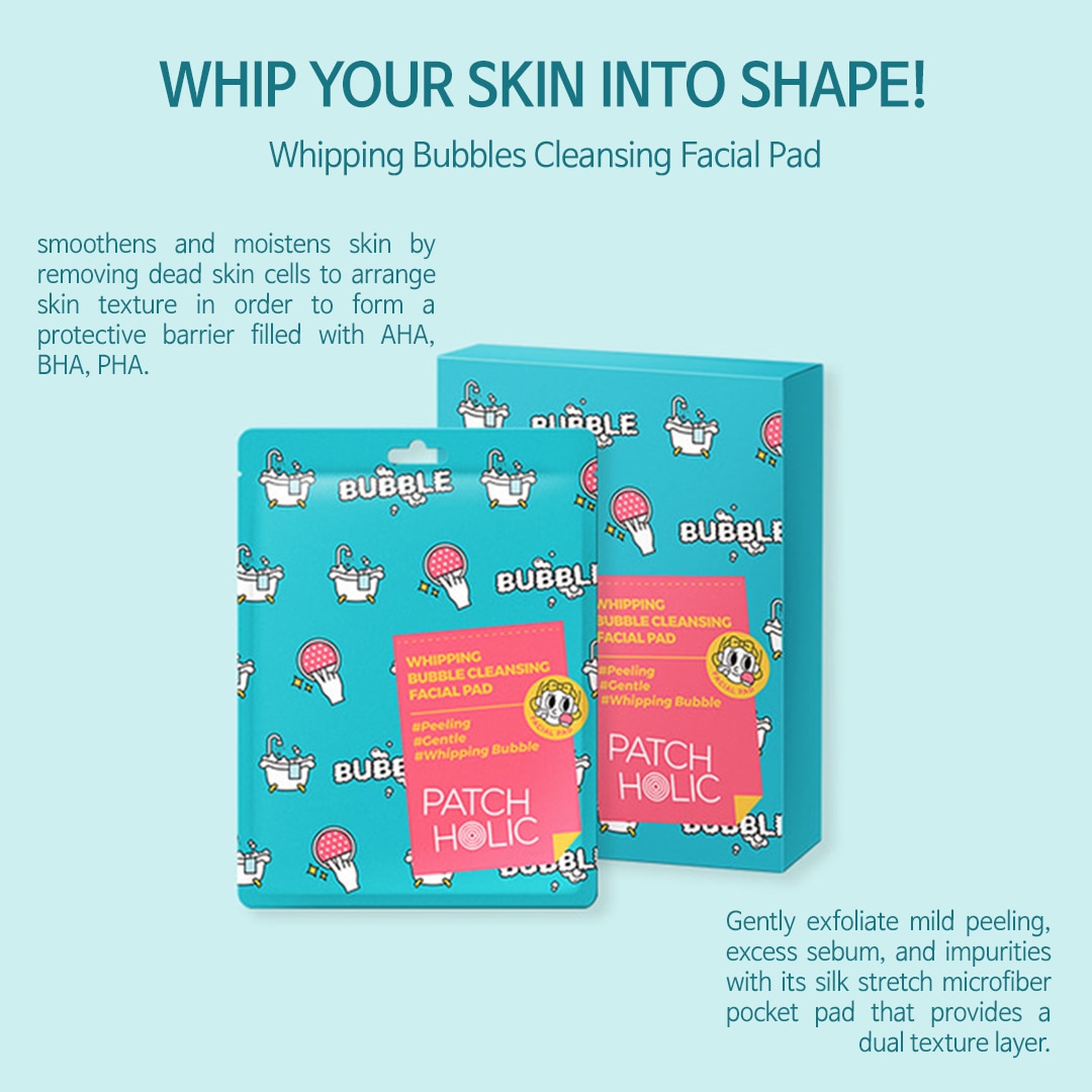 PATCH HOLIC Whipping Bub Cleansing Facial Pad 10g