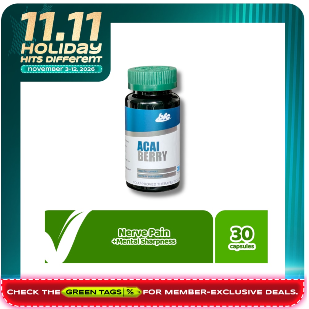 Acai Berry 650mg 30 Capsules image
