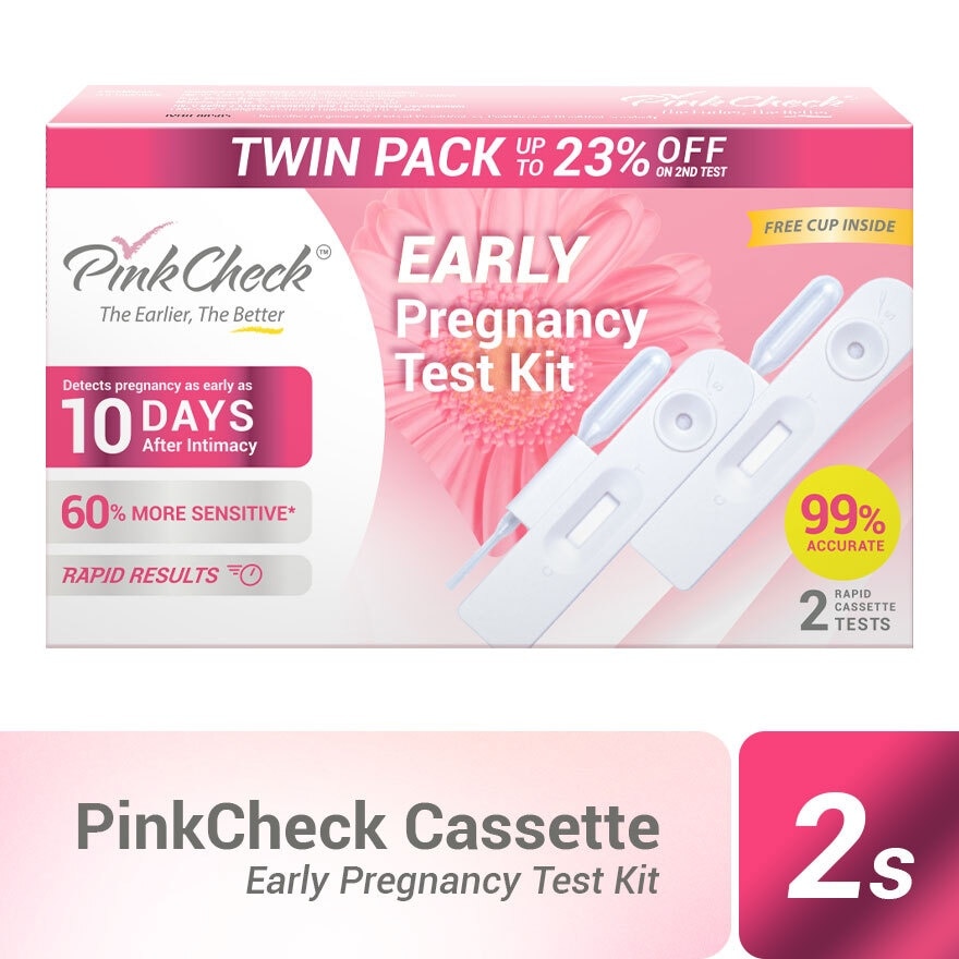 Cassette Early Pregnancy Test Kit 2s