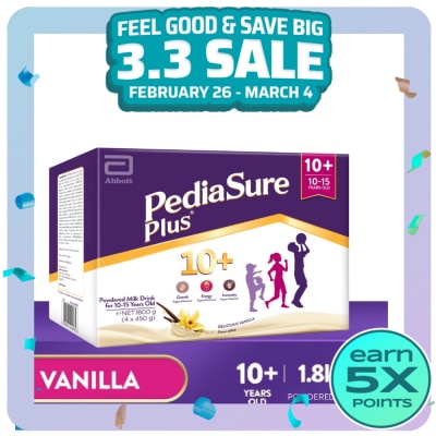 PEDIASURE PLUS PediaSure Plus 10+ Vanilla 1800g