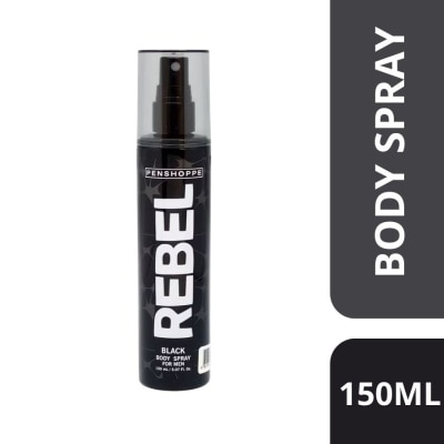 PENSHOPPE Men Rebel Black Body Spray 150ml