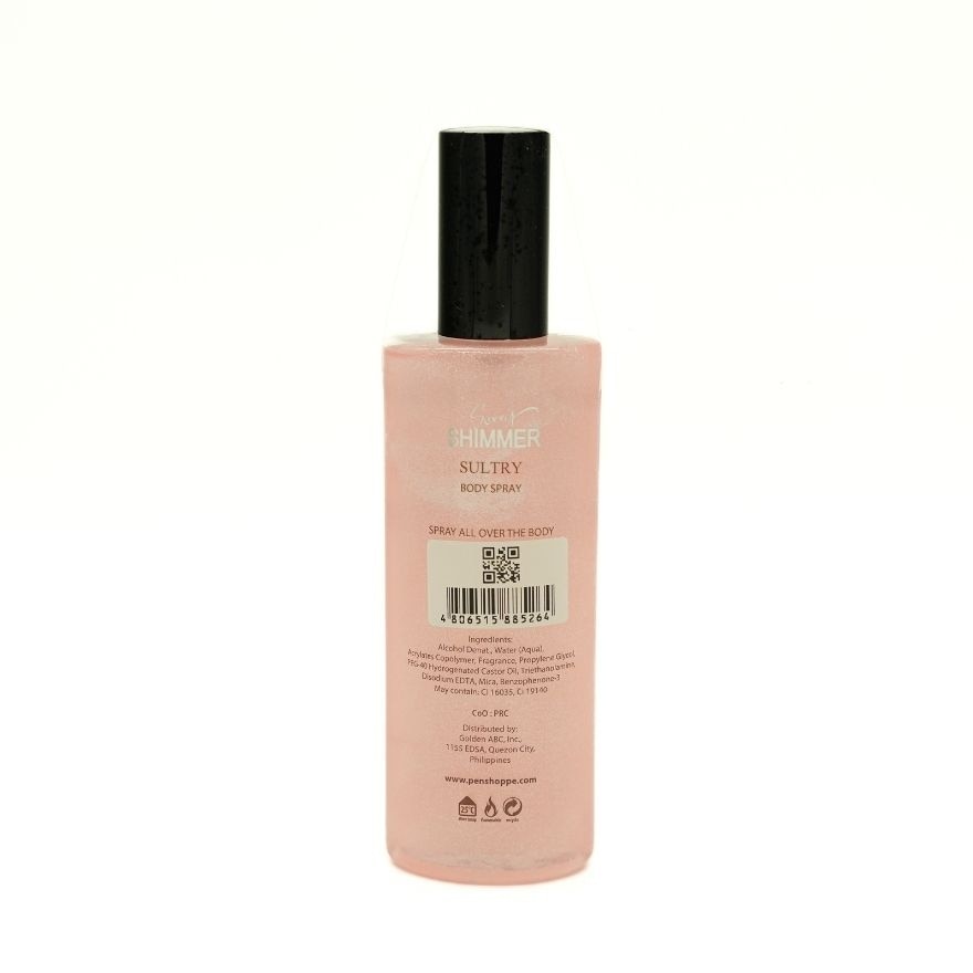 Sexxy Shimmer Sultry Pink Body Spray 150ml