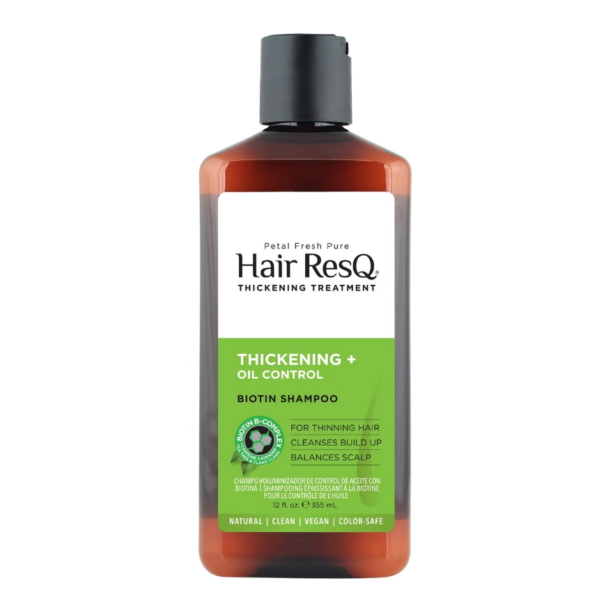 PETAL FRESH Thickening + Oil Control Biotin Shampoo 355ml
