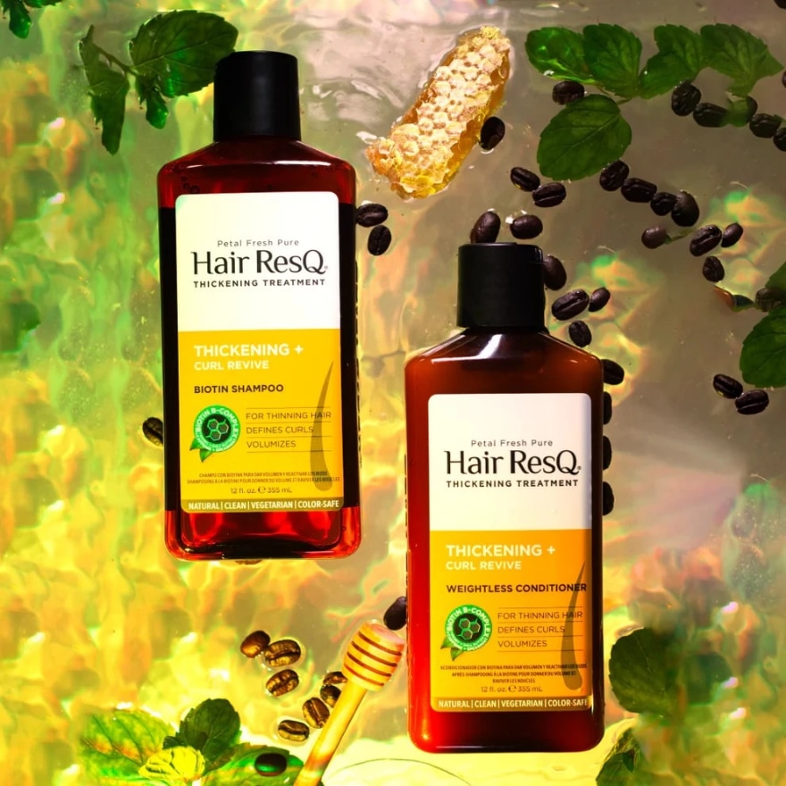 PETAL FRESH Thickening + Curl Revive Shampoo 355ml