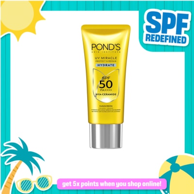 PONDS - Hyaluron Sunscreen SPF50 PA++++ UV Hydrate 50ml