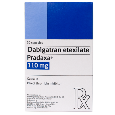 PRADAXA - Dabigatran etexilate 110mg 1 Capsule [PRESCRIPTION REQUIRED]