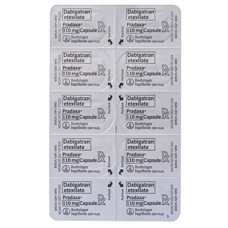 Dabigatran etexilate 110mg 1 Capsule [PRESCRIPTION REQUIRED]