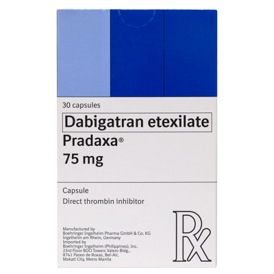 PRADAXA - Dabigatran etexilate 75mg 1 Capsule [PRESCRIPTION REQUIRED]
