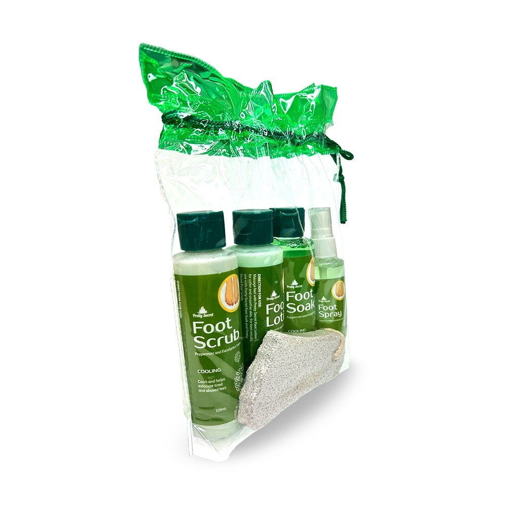 Eucalyptus and Peppermint Foot Pack with Pumice 4 x 120ml