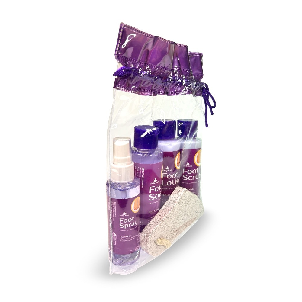 Lavender and Chamomile Foot Pack with Pumice 4 x 120ml