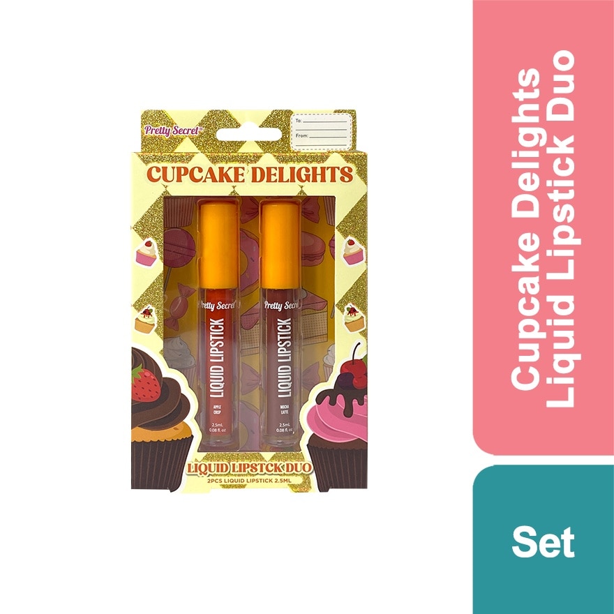 PRETTY SECRET Cupcake Delights Lipstick Duo