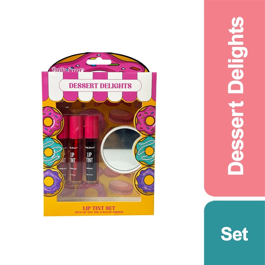 PRETTY SECRET Dessert Delights Lip Tint with Mirror