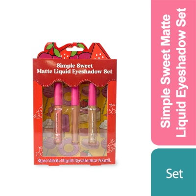 PRETTY SECRET PRETTY SECRET Simple Sweet Matte Liquid Eyeshadow Set