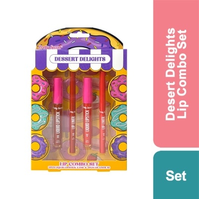 PRETTY SECRET PRETTY SECRET Dessert Delights Lip Combo Set