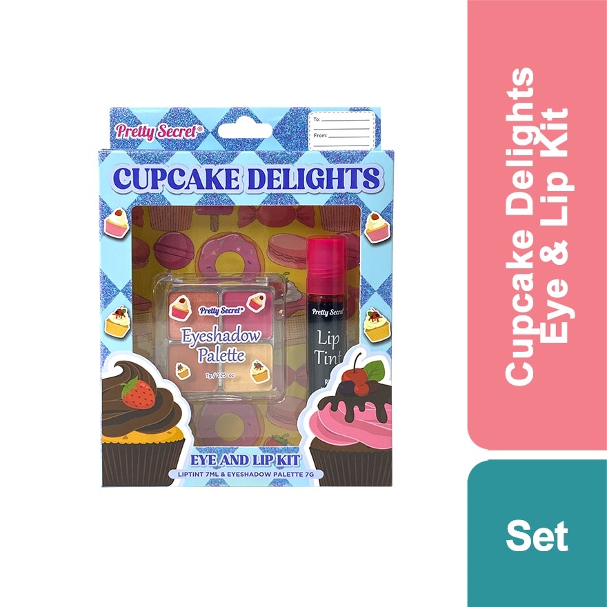 PRETTY SECRET Cupcake Delights Eye & Lip Kit