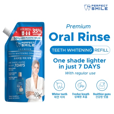 PERFECT SMILE Teeth Whitening Oral Rinse Refill 500ml