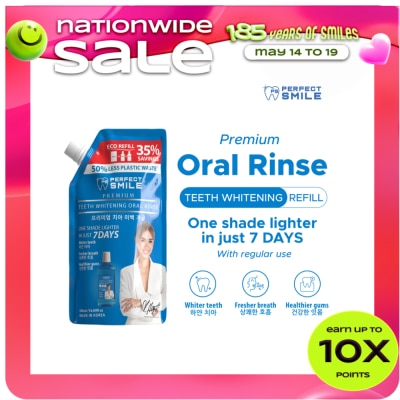 PERFECT SMILE - Teeth Whitening Oral Rinse Refill 500ml