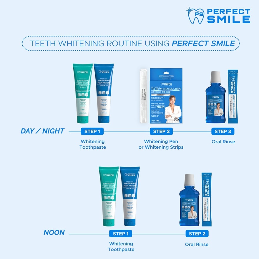 Teeth Whitening Oral Rinse Refill 500ml