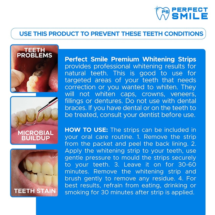 Teeth Whitening Strips 8pcs