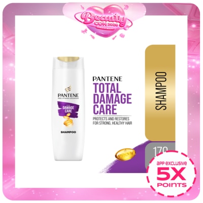 PANTENE - PANTENE Total Damage Care Pro Vitamin Shampoo 150mL (for damaged/frizzy hair)