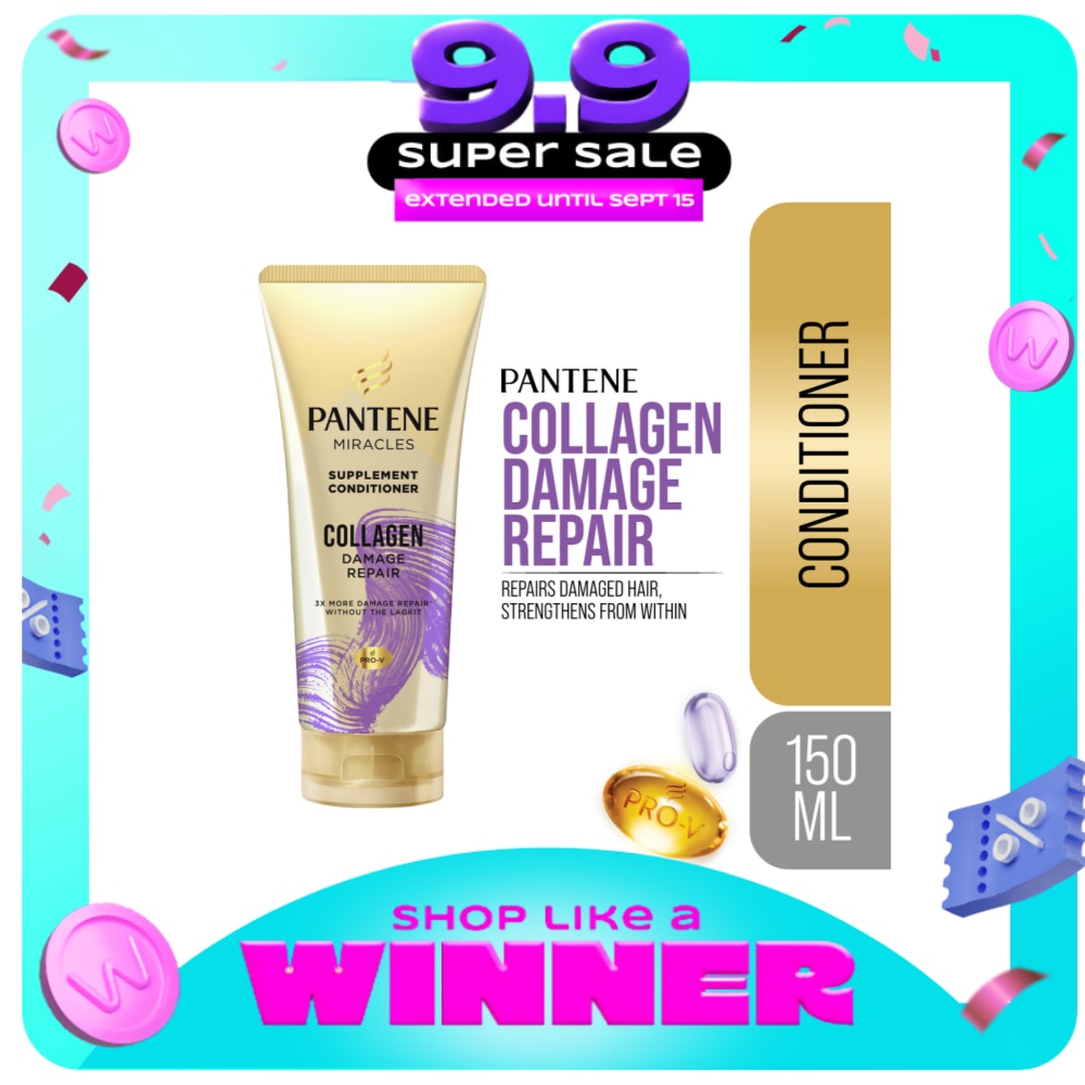 PANTENE 3 Minute Miracle Conditioner Collagen Repair 150ml image