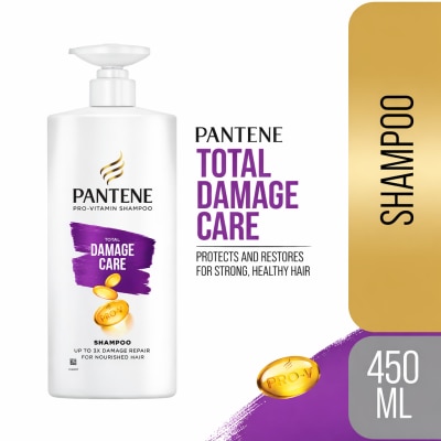 PANTENE - PANTENE Total Damage Care Pro Vitamin Shampoo 450mL (for damaged/frizzy hair)