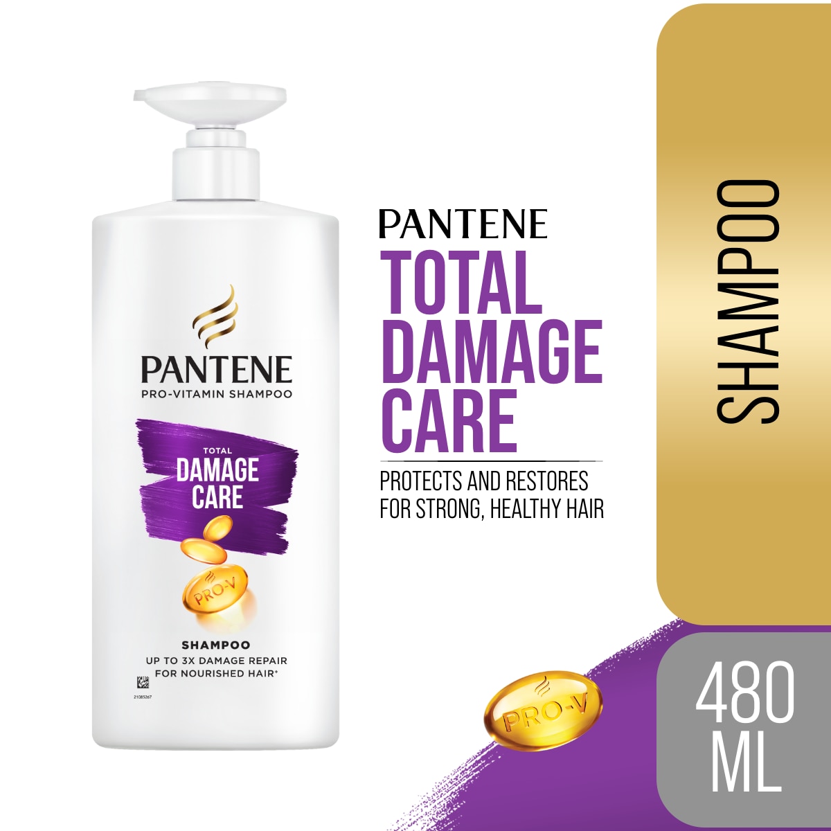 Total Damage Care Pro Vitamin Shampoo 450mL (for damaged/frizzy hair)