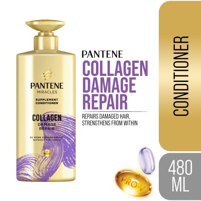 PANTENE Collagen Repair 3-Minute Miracle Conditioner 480ml