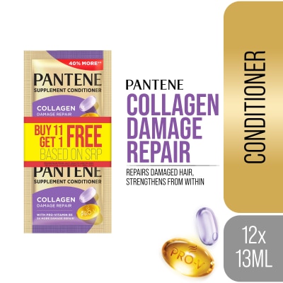 PANTENE - PANTENE 3 Minute Miracle Collagen Repair Conditioner 12ml image