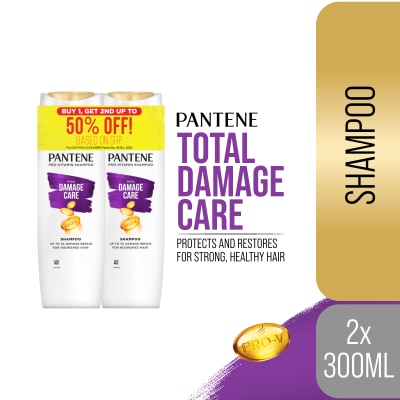 PANTENE PANTENE Total Damage Care Shampoo 300ml Buy 2 Get the 2nd at 50% Off
